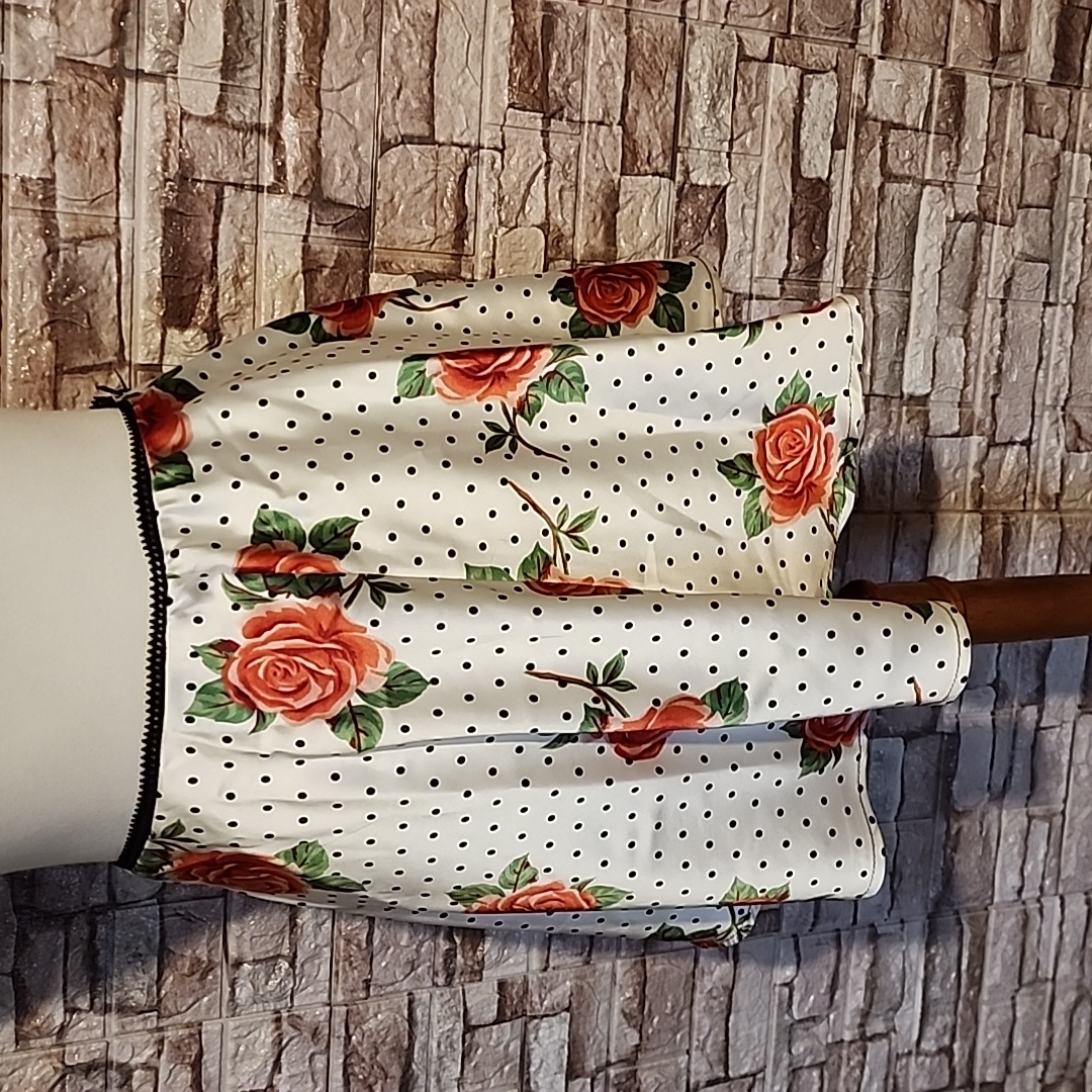 Life Floral Polka Dot Skirt Brand New